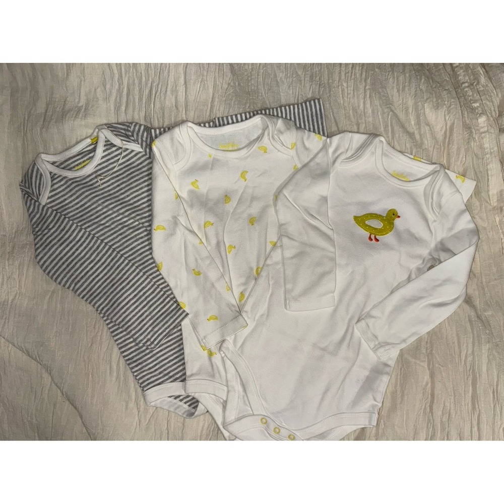 Baby Boden 3 piece bodies bundle one piece‎ bodysuits ducks and striped 18-24M